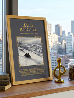 Jack And Jill Minimalist Book Poster by Louisa May Alcott – image 3