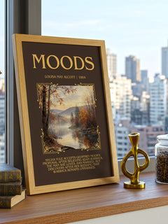 Moods Minimalist Book Poster by Louisa May Alcott – image 3