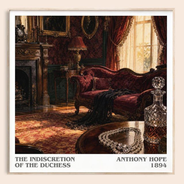 The Indiscretion Of The Duchess Literary Art Print by Anthony Hope