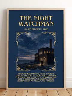 The Night Watchman Minimalist Book Poster by Louise Erdrich – image 2