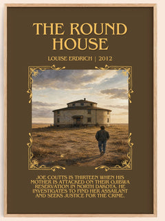 The Round House Minimalist Book Poster by Louise Erdrich – image 1