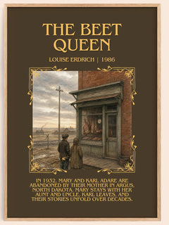 The Beet Queen Minimalist Book Poster by Louise Erdrich – image 1