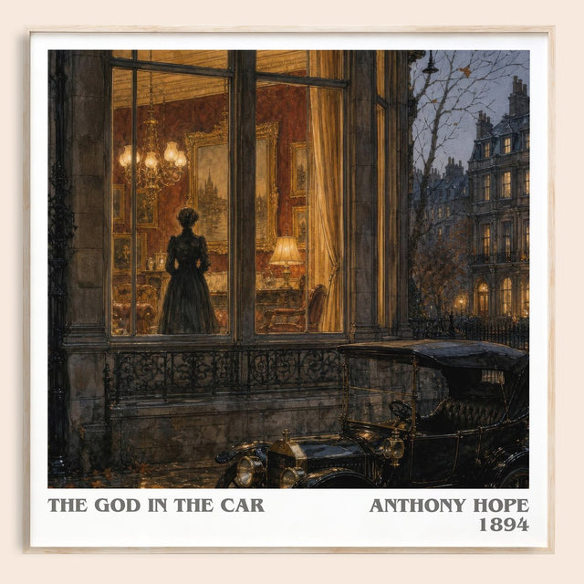 The God In The Car Literary Art Print by Anthony Hope