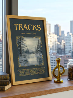 Tracks Minimalist Book Poster by Louise Erdrich – image 3