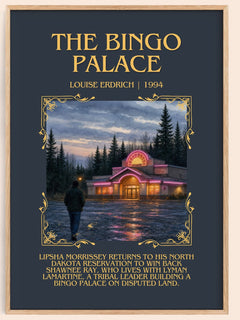The Bingo Palace Minimalist Book Poster by Louise Erdrich – image 1