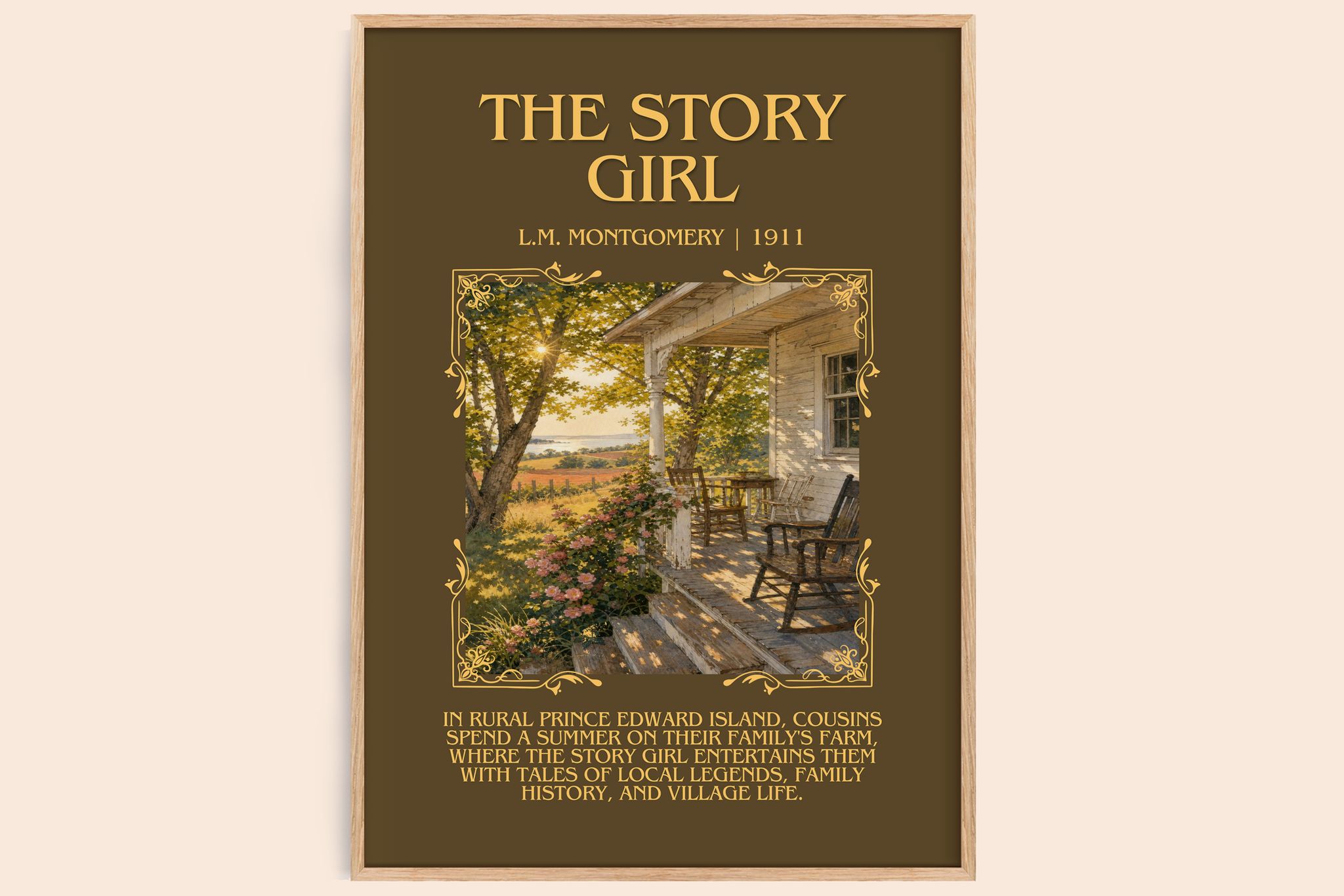 The Story Girl Minimalist Book Poster by L.M. Montgomery