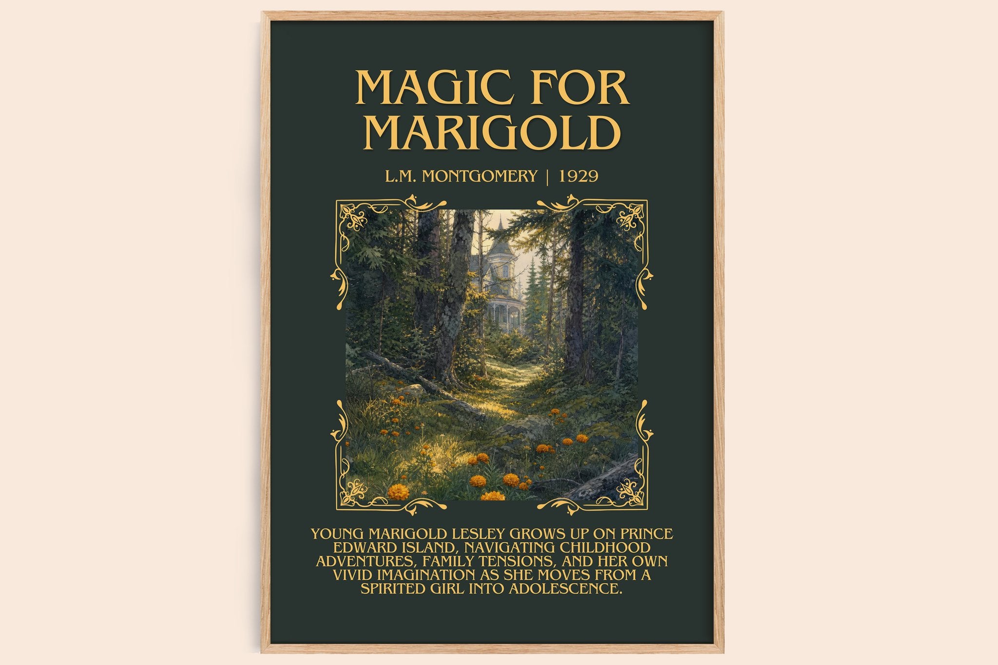 Magic For Marigold Minimalist Book Poster by L.M. Montgomery