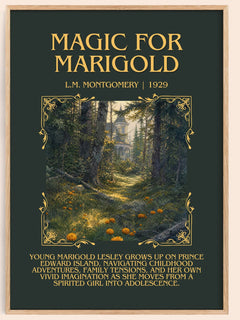 Magic For Marigold Minimalist Book Poster by L.M. Montgomery – image 1