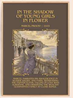 In The Shadow Of Young Girls In Flower Minimalist Book Poster – M. – image 1