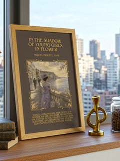 In The Shadow Of Young Girls In Flower Minimalist Book Poster – M. – image 3