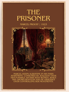 The Prisoner Minimalist Book Poster by Marcel Proust – image 1
