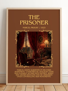 The Prisoner Minimalist Book Poster by Marcel Proust – image 2