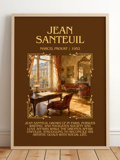 Jean Santeuil Minimalist Book Poster by Marcel Proust – image 2