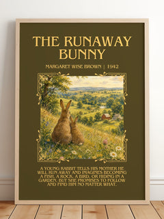 The Runaway Bunny Minimalist Book Poster by Margaret Wise Brown – image 2