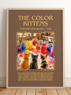 The Color Kittens Minimalist Book Poster by Margaret Wise Brown – image 2