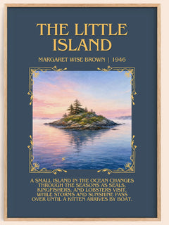 The Little Island Minimalist Book Poster by Margaret Wise Brown – image 1