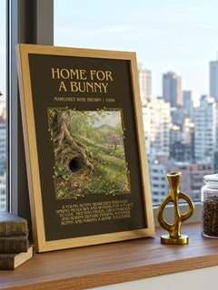 Home For A Bunny Minimalist Book Poster by Margaret Wise Brown – image 3