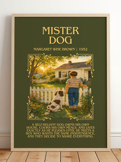 Mister Dog Minimalist Book Poster by Margaret Wise Brown – image 2