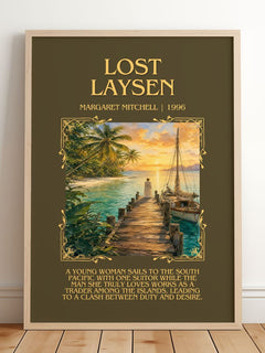 Lost Laysen Minimalist Book Poster by Margaret Mitchell – image 2