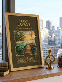 Lost Laysen Minimalist Book Poster by Margaret Mitchell – image 3