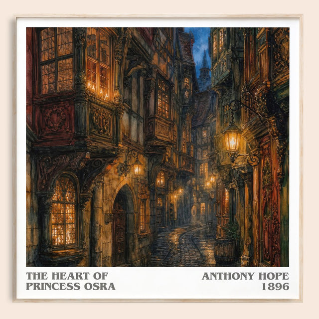 The Heart Of Princess Osra Literary Art Print by Anthony Hope