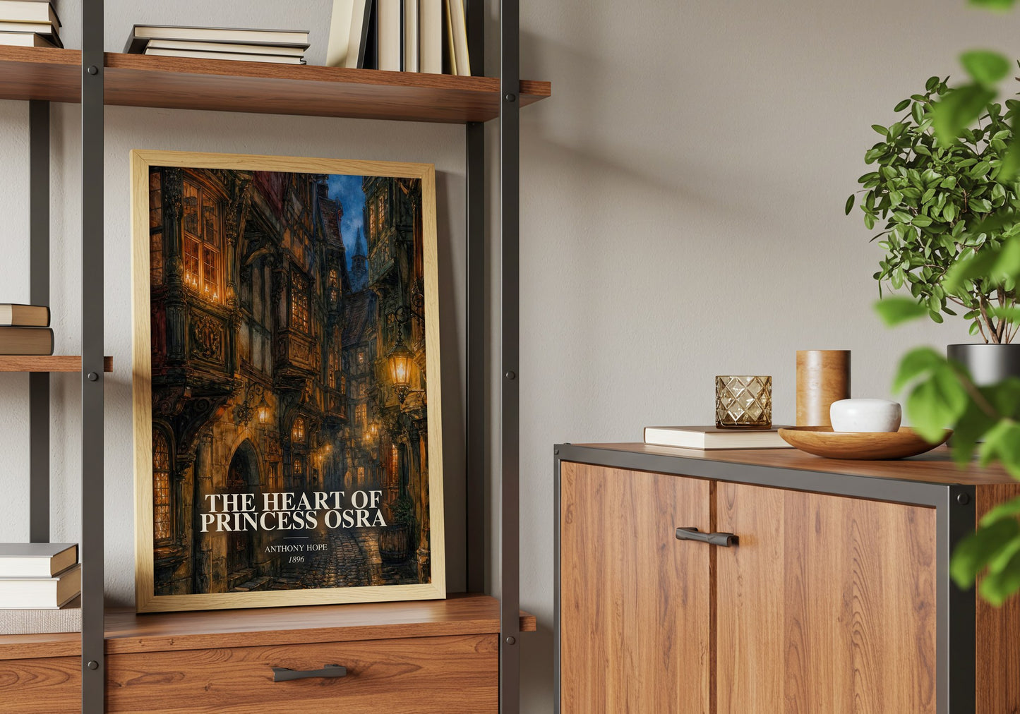 The Heart Of Princess Osra book watercolour illustration paper finish options – matte satin gloss