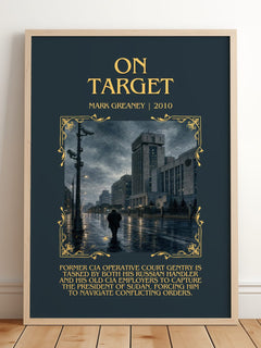 On Target Minimalist Book Poster by Mark Greaney – image 2