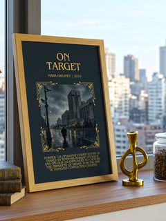 On Target Minimalist Book Poster by Mark Greaney – image 3