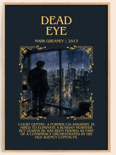 Dead Eye Minimalist Book Poster by Mark Greaney – image 1