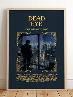 Dead Eye Minimalist Book Poster by Mark Greaney – image 2