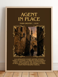Agent In Place Minimalist Book Poster by Mark Greaney – image 2