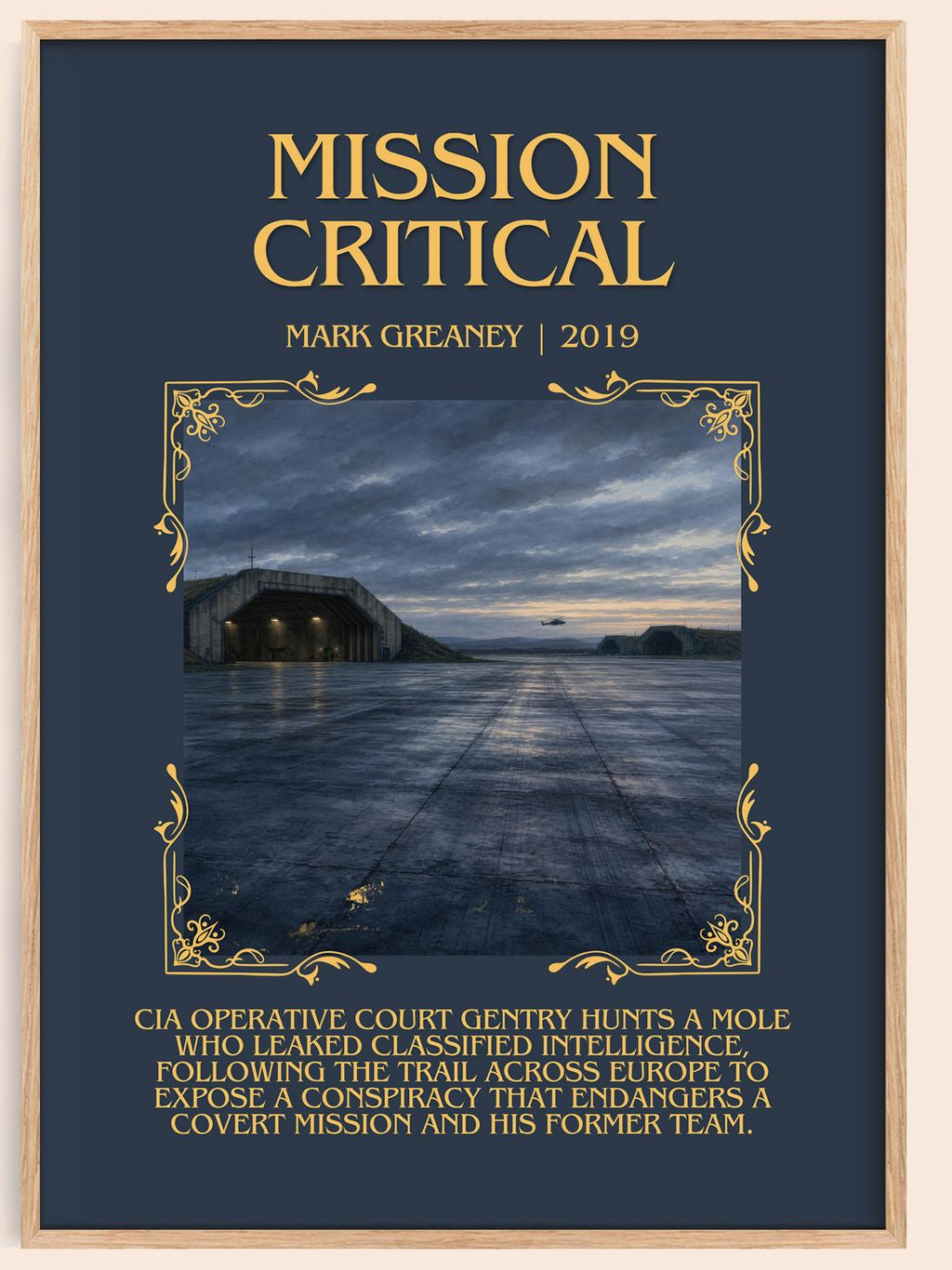 Mission Critical Minimalist Book Poster by Mark Greaney – book poster