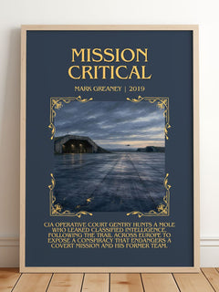 Mission Critical Minimalist Book Poster by Mark Greaney – image 2