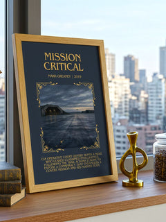 Mission Critical Minimalist Book Poster by Mark Greaney – image 3