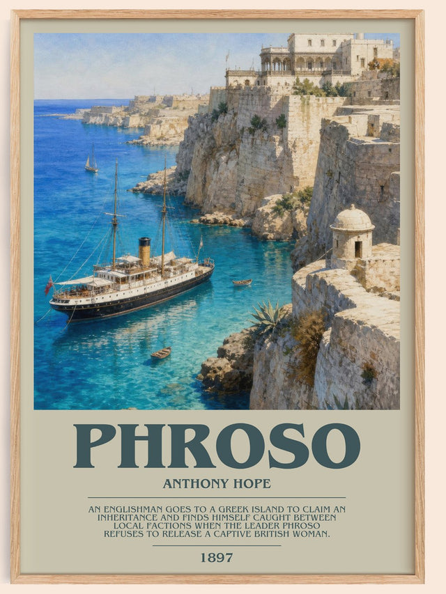 Phroso Bookish Wall Art by Anthony Hope
