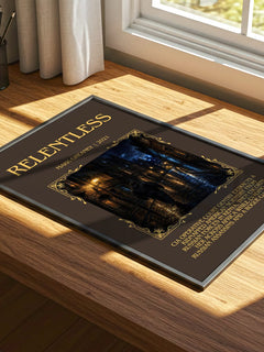 Relentless Minimalist Book Poster by Mark Greaney – image 4