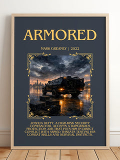 Armored Minimalist Book Poster by Mark Greaney – image 2
