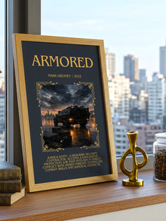 Armored Minimalist Book Poster by Mark Greaney – image 3