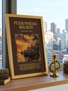 Pudd'Nhead Wilson Minimalist Book Poster by Mark Twain – image 3