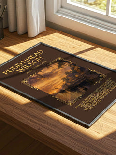 Pudd'Nhead Wilson Minimalist Book Poster by Mark Twain – image 4