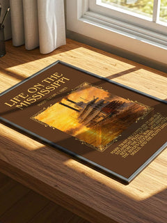 Life On The Mississippi Minimalist Book Poster by Mark Twain – image 4