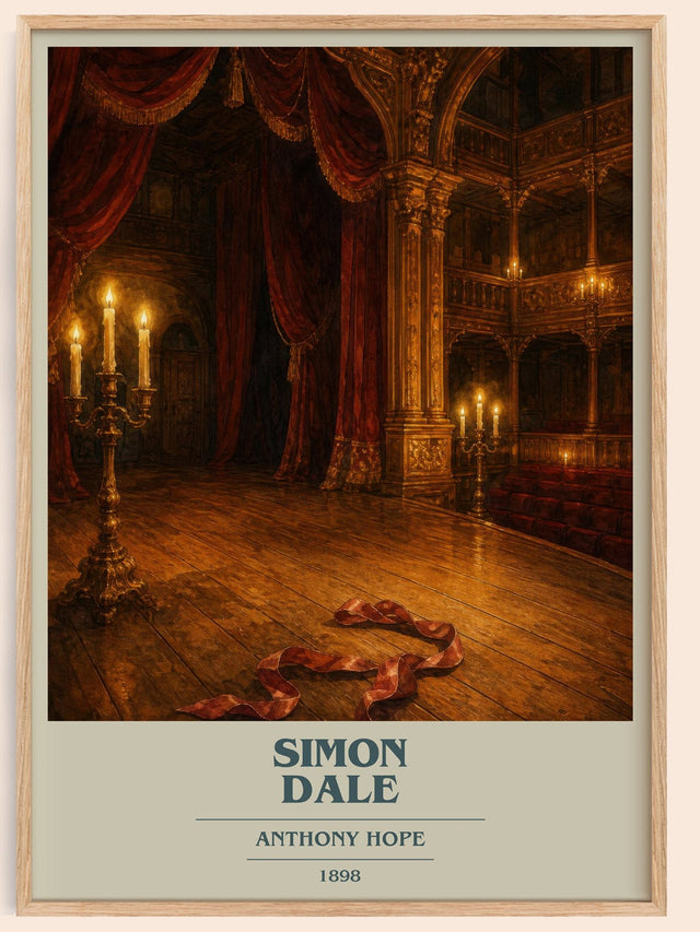 Simon Dale Book Cover Poster by Anthony Hope
