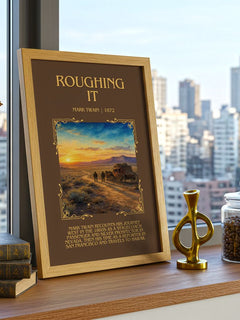 Roughing It Minimalist Book Poster by Mark Twain – image 3