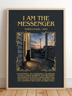 I Am The Messenger Minimalist Book Poster by Markus Zusak – image 2