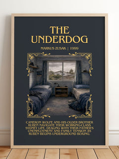 The Underdog Minimalist Book Poster by Markus Zusak – image 2