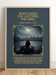 When Dogs Cry (Getting The Girl) Minimalist Book Poster by M. Zusak – image 2