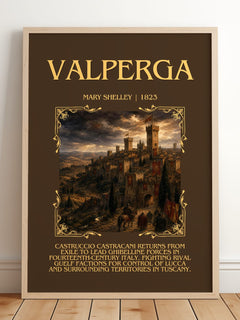 Valperga Minimalist Book Poster by Mary Shelley – image 2