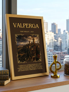 Valperga Minimalist Book Poster by Mary Shelley – image 3
