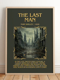 The Last Man Minimalist Book Poster by Mary Shelley – image 2