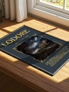 Lodore Minimalist Book Poster by Mary Shelley – image 4